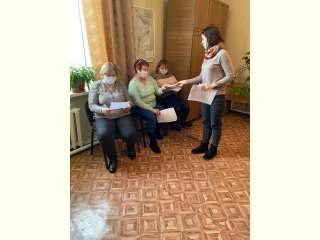 Проведение групповой встречи с родителями в с. Архангельское